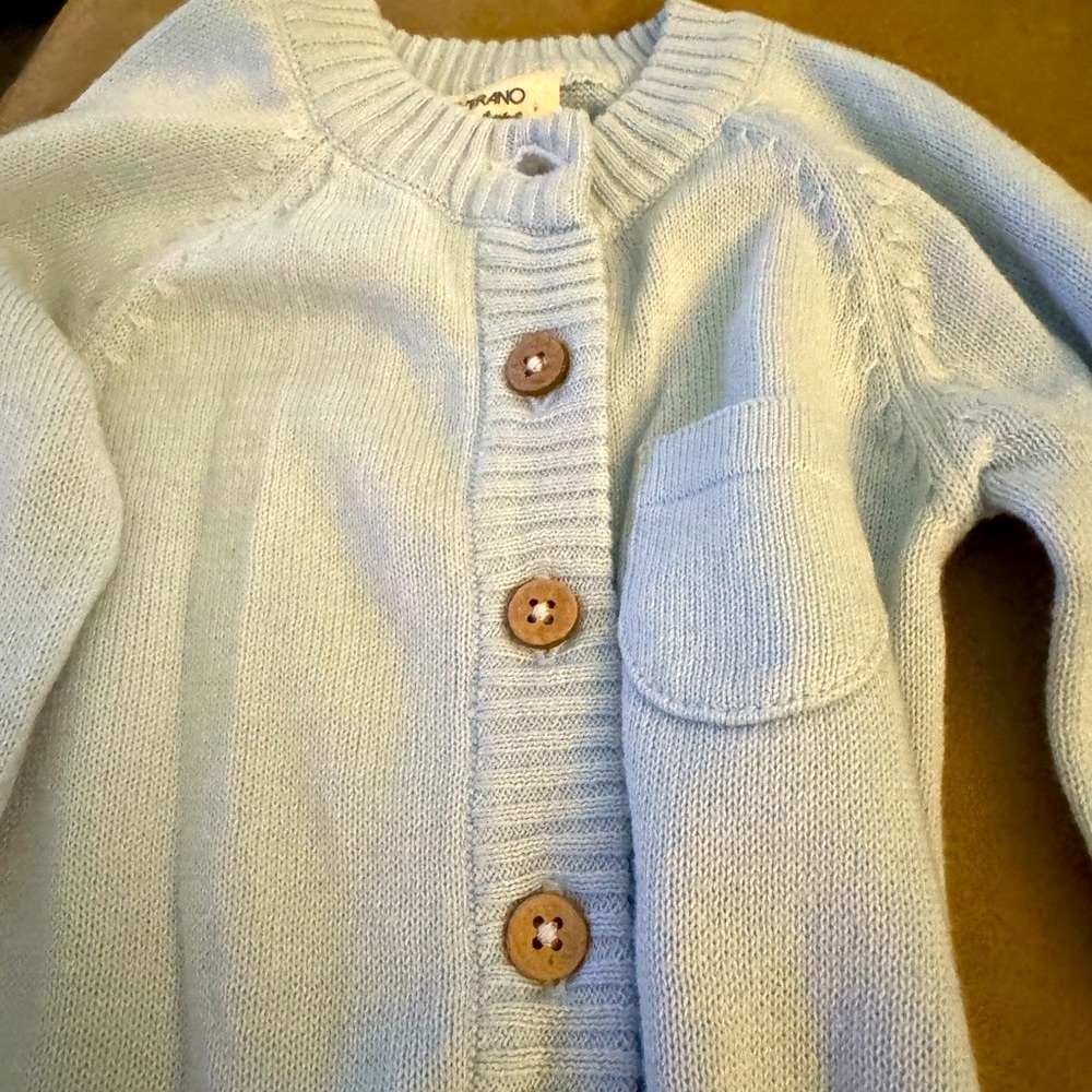 Soft Sky Blue Kids Footie